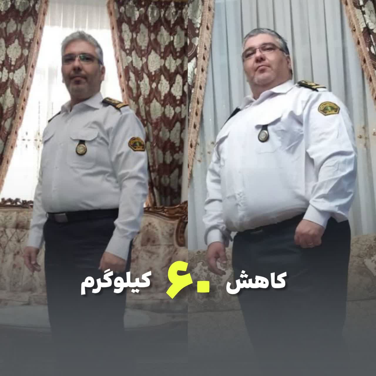 وزن اولیه 158 . وزن بعد عمل 98 . 60 کیلو کاهش وزن ده ماه بعد اسلیو